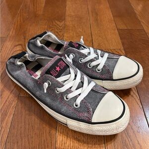 Converse Black and White Slip-on Low-Top Sneakers size women’s 9